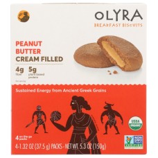 OLYRA: Biscuits Brkfst Pnut Btter, 5.3 oz