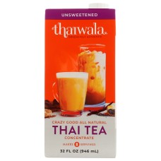 THAIWALA: Tea Concentrate Unsweet, 32 fo