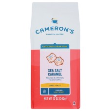 CAMERONS COFFEE: Coffee Sea Salt Caramel, 12 oz
