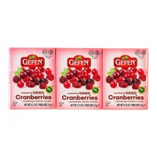 GEFEN: Sweetened Dried Cranberries 6-0.75oz, 4.5 oz