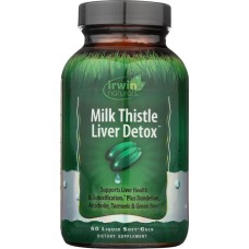 IRWIN NATURALS: Milk Thistle Liver Detox, 60 sg