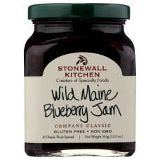 STONEWALL KITCHEN: Wild Maine Blueberry Jam, 12.50 oz