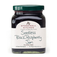 STONEWALL KITCHEN: Seedless Black Raspberry Jam, 12.25 oz STONEWALL KITCHEN: Seedless Black Raspberry Jam, 12.25 oz