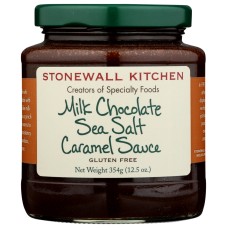 STONEWALL KITCHEN: Milk Chocolate Sea Salt Caramel Sauce, 12.25 oz