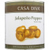 CASA DIVA: Jalapeno Pepper Sliced, 105 oz