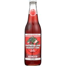 FLATHEAD LAKE GOURMET SODA: Soda Sour Cherry, 12 fo