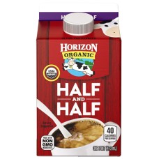 HORIZON: Organic Half & Half Ultra Pasteurized, 16 oz