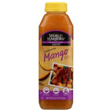 WORLD HARBORS: Sauce Island Style Mango, 16 oz