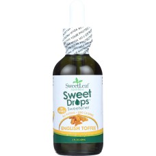 SWEETLEAF: Liquid Stevia Sweet Drops Sweetener English Toffee, 2 oz