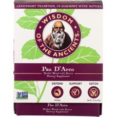 WISDOM OF THE ANCIENTS: Pau D Arco Tea Bag, 1.1 oz