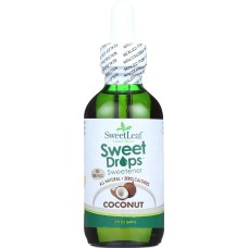 SWEETLEAF LIQUID STEVIA: Sweet Drops Sweetener Coconut, 2 oz