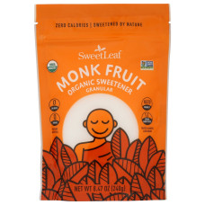 SWEETLEAF STEVIA: Monk Fruit Sweetener Bag, 8.47 oz SWEETLEAF STEVIA: Monk Fruit Sweetener Bag, 8.47 oz