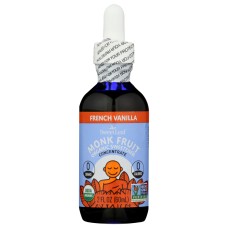 SWEETLEAF STEVIA: Monk Fruit Organic Sweetener French Vanilla, 2 oz