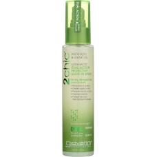 GIOVANNI COSMETICS: 2chic Ultra-Moist Dual Action Protective Leave-In Spray Avocado & Olive Oil, 4 oz