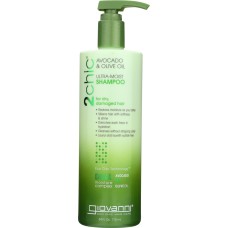 GIOVANNI COSMETICS: 2Chic Avocado & Olive Oil Ultra-Moist Shampoo, 24 oz