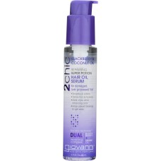 GIOVANNI: Cosmetics 2Chic Repairing Super Potion Hair Oil Serum Blackberry & Coconut Oil, 2.75 Oz