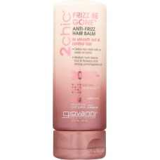 GIOVANNI COSMETICS: 2Chic Frizz Be Gone Hair Balm Shea Butter & Sweet Almond Oil, 5 oz