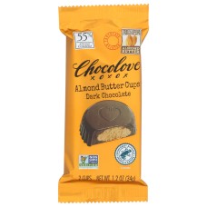 CHOCOLOVE: Almond Butter Cups Dark Chocolate, 1.2 oz