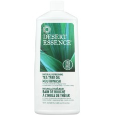 DESERT ESSENCE: Tea Tree Oil Mouthwash, 16 oz