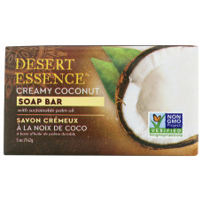DESERT ESSENCE: Soap Bar Creamy Coconut, 5 oz DESERT ESSENCE: Soap Bar Creamy Coconut, 5 oz