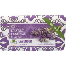 DESERT ESSENCE: Soap Bar Lavender, 5 oz