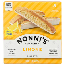 NONNIS: Limone Biscotti, 6.88 oz NONNIS: Limone Biscotti, 6.88 oz