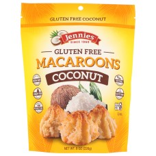 JENNIE'S: Gluten Free Coconut Macaroons, 8 oz