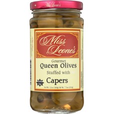 MISS LEONES: Olives Caper Stuffed, Dr Wt. 7.5 oz