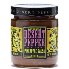 DESERT PEPPER: Pineapple Medium Salsa, 16 oz