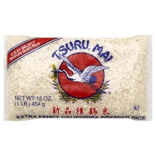 KOKUHO: Rice Tsurumai White Xfancy, 16 oz