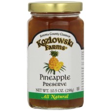 KOZLOWSKI FARMS: Pineapple Preserve, 10.5 oz