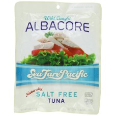 SEAFARE PACIFIC: Albacore Naturally Salt Free Tuna, 6 oz