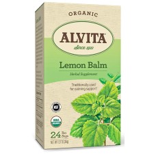 ALVITA: Tea Lemon Balm Organic, 24 ea