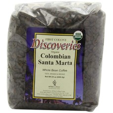 DISCOVERIES: Coffee Colombian Santa Marta Organic, 24 oz