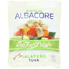 SEAFARE PACIFIC: Albacore Infused with Jalapeno Tuna, 6 oz