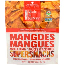 MADE IN NATURE: Organic Mangoes Dried & Unsulfured, 3 oz