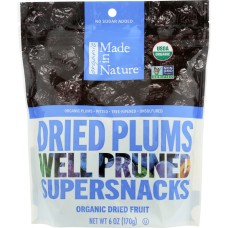 MADE IN NATURE: Organic Tree Ripened Plums, 6 oz