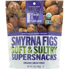 MADE IN NATURE: Organic Smyrna Figs Soft & Sultry Supersnacks, 7 oz