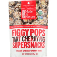 MADE IN NATURE: Organic Tart Cherry Figgy Pops, 4.2 oz