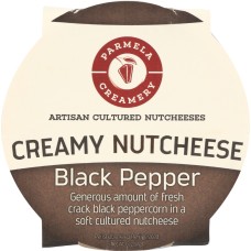 PARMELA CREAMERY: Spread Black Pepper Creamy Nutcheese, 6 oz