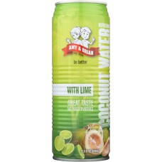 AMY AND BRIAN: Coconut Juice with Lime,17.5 oz