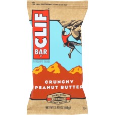 CLIF BAR: Crunchy Peanut Butter Energy Bar, 2.4 oz