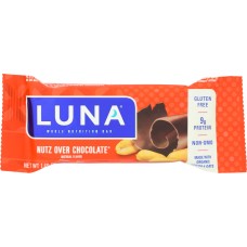 LUNA: Nutz Over Chocolate Nutrition Bar For Women, 1.7 oz