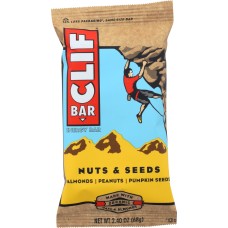 CLIF: Energy Bar Nuts & Seeds, Made With Organic Almonds, 2.4 oz