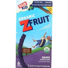 CLIF KID: Fruit Twister Grape, 4.2 oz