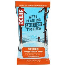 CLIF BAR: Spiced Pumpkin Pie Energy Bar, 2.4 oz