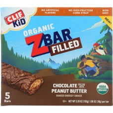 CLIF KID: Bar Filled Chocolate Peanut Butter, 5.3 oz