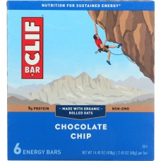 CLIF: Bar Chocolate Chip 6 pc, 14.4 oz