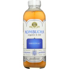 GT'S ENLIGHTENED KOMBUCHA: Organic Raw Kombucha Original, 16 Oz
