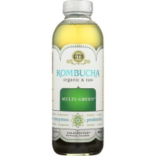 GT'S ENLIGHTENED KOMBUCHA: Multi Green Tea, 16 oz